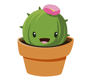 cute cactus_Artboard 1.png Sticker