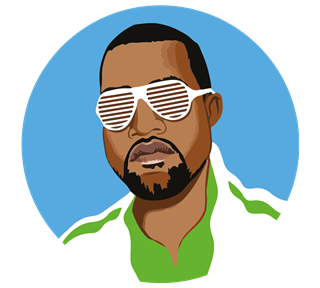 SY_KanyeBlue_Artboard 1.png Sticker