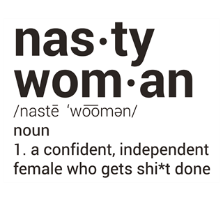 SY Nasty Woman Sticker