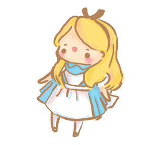 Sara Sarhangpour_Alice_Artboard 1.png Sticker