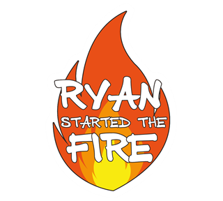 Funny Office Ryan Started the Fire Sticker