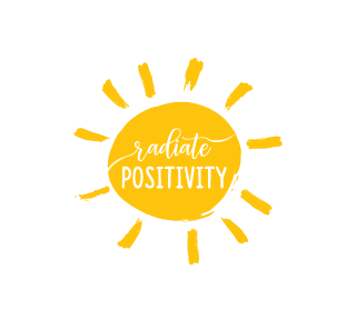 Radiate Positivity Sun Sticker
