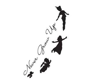 SY_Never_Grow_Up Sticker
