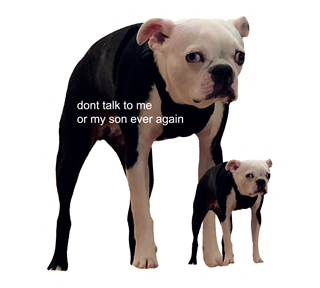Dont Talk To Me Sticker