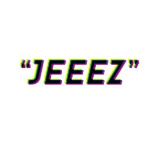 Jeeez Sticker