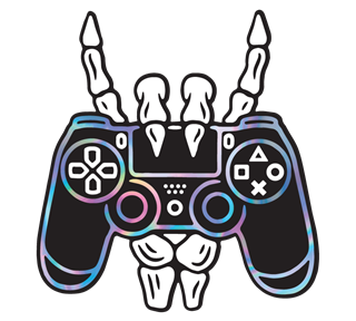 Skeleton PS4 Controller Sticker