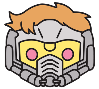 Star Lord Marvel Sticker