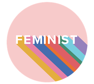 Feminist Rainbow Sticker