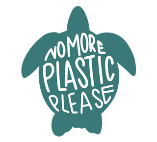 No More Plastic Sticker