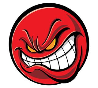 SY_RedSmiley Sticker