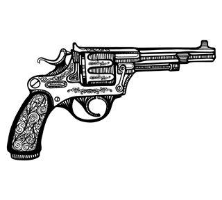 GunVintage.png Sticker