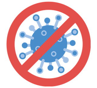StopTheSpread_Icon Sticker