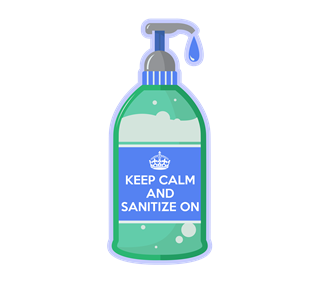 SY_KeepCalmAndSanitizeOn.png Sticker