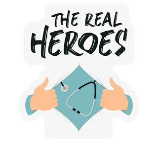 TheRealHeroes Sticker