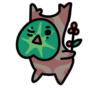 Zelda Korok Anime Chibi Sticker