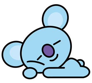 BT21 Koya Koala Bear Sticker
