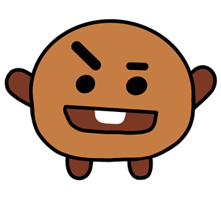 BT21 Shooky Sticker