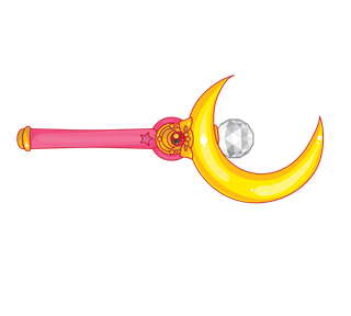 Sailor Moon Anime Wand Sticker