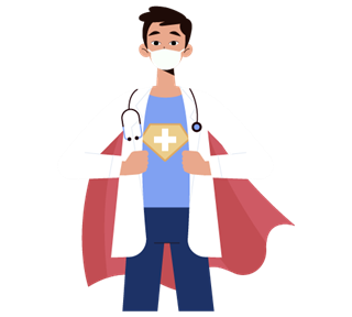 SuperDoctorCape.png Sticker