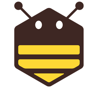 Geometric Bee 1 Sticker