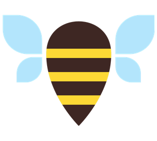 Geometric Bee 4 Sticker