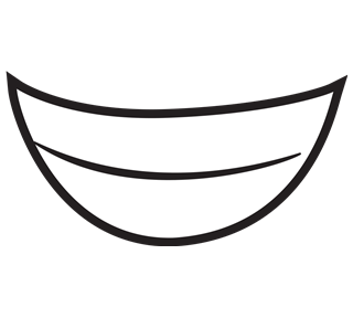 Toothy Smile Sticker