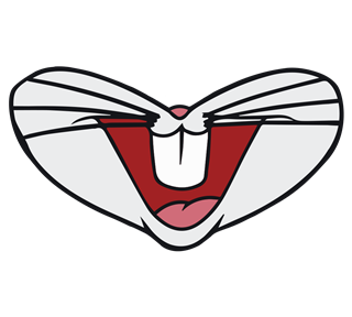 Bugs Bunny Face Sticker