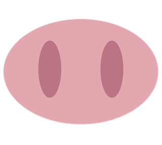 Pig Nose Sticker