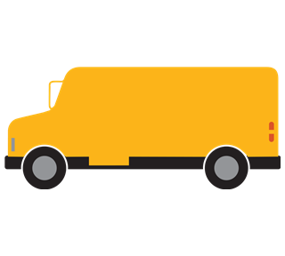 Yellow School Bus Sticker