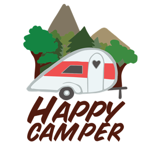 Happy Camper Sticker