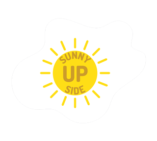 Sunny Side Up Sun Egg Sticker