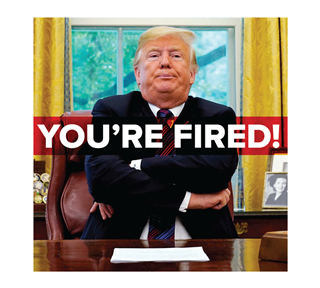 Trump You're Fired Sticker