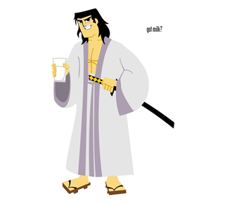 samurai jack 2.jpg Sticker