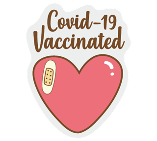 Covid-19 Vaccinated Sticker