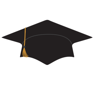 Grad Cap Sticker