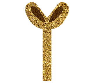 Glitter Bow Sticker