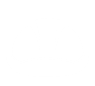 Hard Hat White Sticker