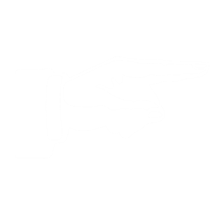 White Pointing Hand Sticker