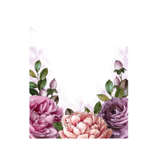 Yard Sign Floral Background Sticker