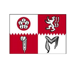 Leicestershire_flag.jpg Sticker