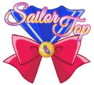 Sailor Top Anime Scarf Sticker