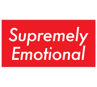 Supremely Emotional Supreme Sticker