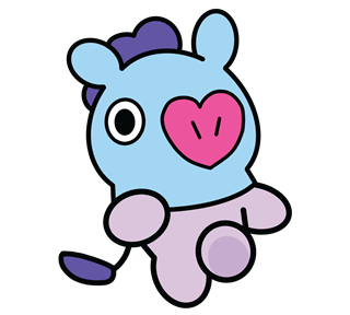 BT21 Mang Horse Sticker