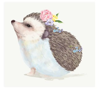 Hedgehog Sticker