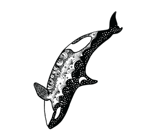 Whale Sticker