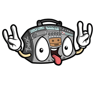 Beck Stereo Face Sticker