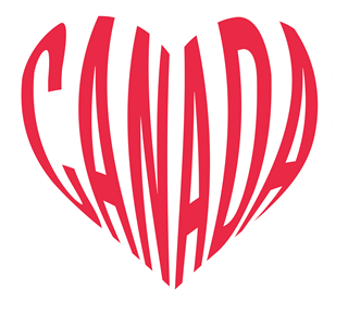 Canada Heart Sticker
