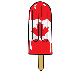 Canada Popsicle Sticker
