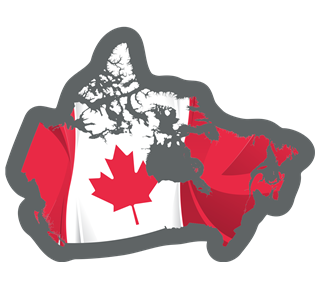 Canada Map Sticker