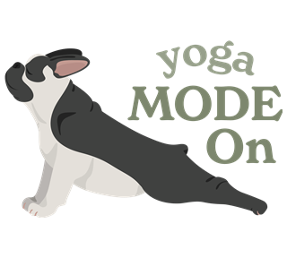 Dog Yoga Mode On Sticker